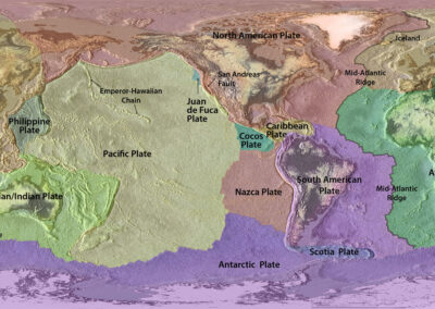 Map of Earth’s tectonic plates